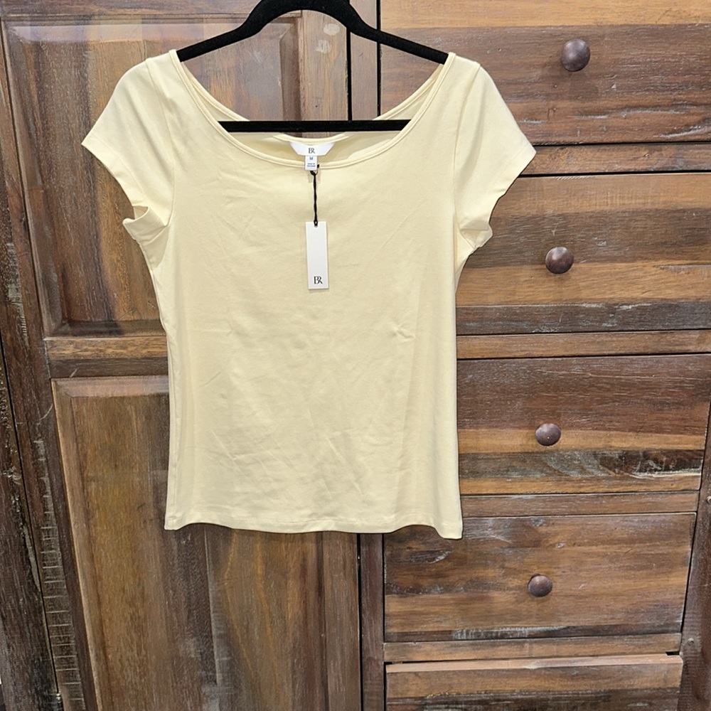 Banana Republic Cap Sleeve Fitted Tee